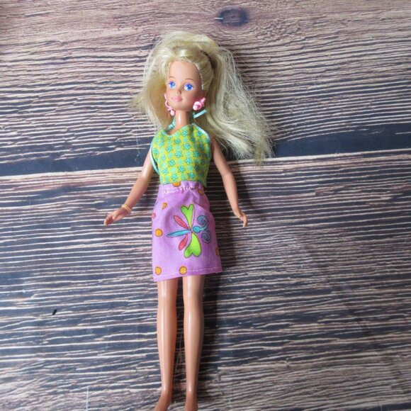 1987 Blond Hair Blue Eyes Mattel Skipper 10” Twist and Turn Doll original Outfit - Picture 9 of 9